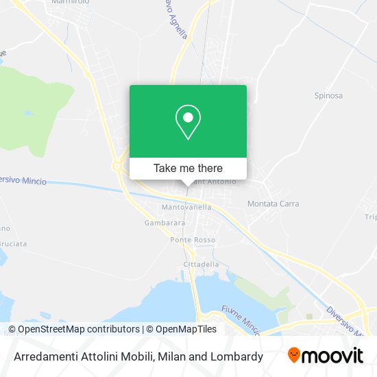 Arredamenti Attolini Mobili map