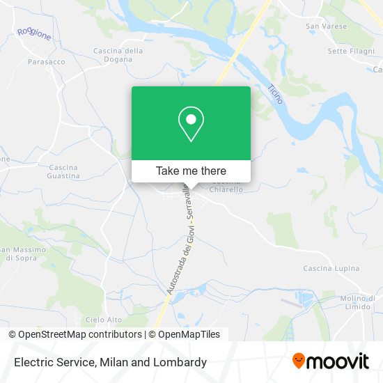 Electric Service map