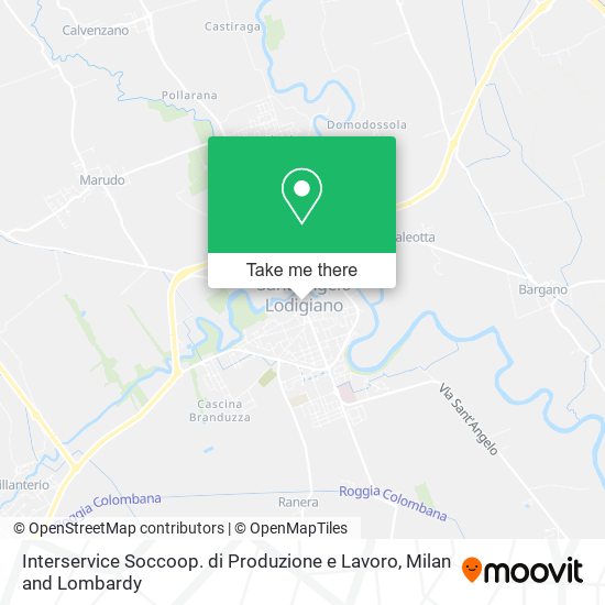 Interservice Soccoop. di Produzione e Lavoro map