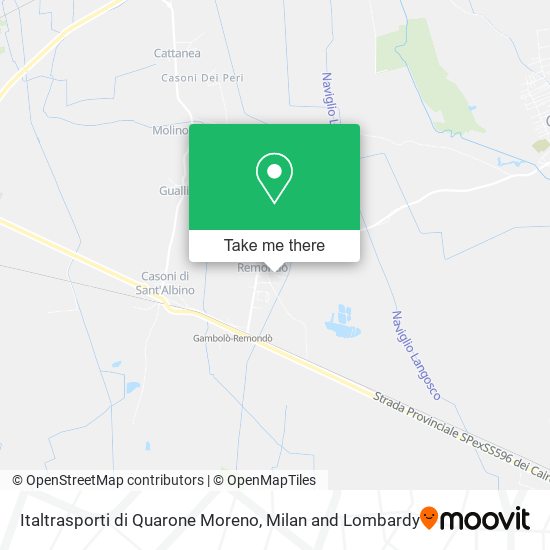 Italtrasporti di Quarone Moreno map
