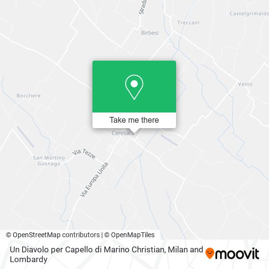 Un Diavolo per Capello di Marino Christian map