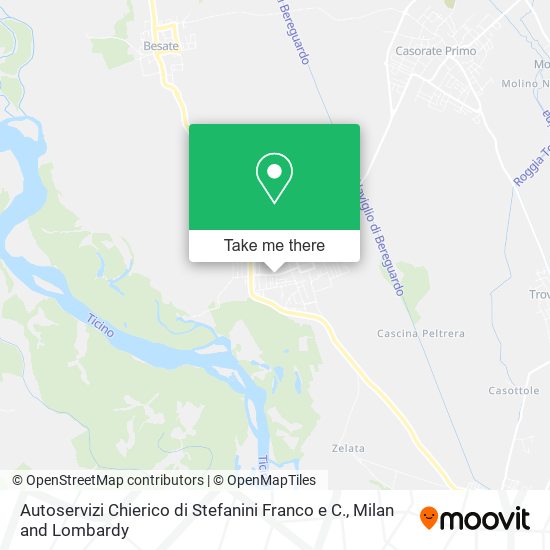 Autoservizi Chierico di Stefanini Franco e C. map
