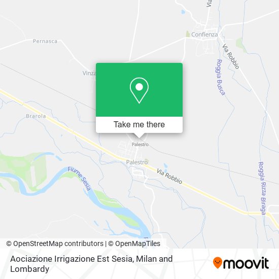 Aociazione Irrigazione Est Sesia map