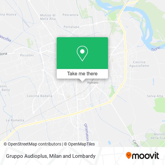 Gruppo Audioplus map