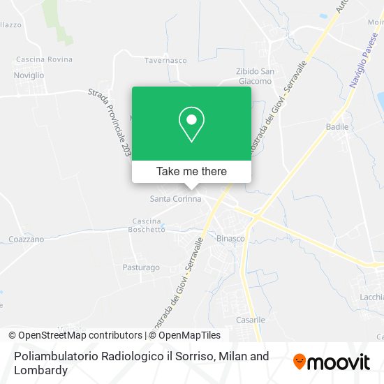 Poliambulatorio Radiologico il Sorriso map