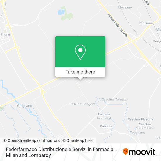 Federfarmaco Distribuzione e Servizi in Farmacia . map