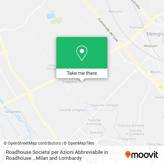 Roadhouse Societa' per Azioni Abbreviabile in Roadhouse . map