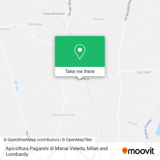 Apicoltura Paganini di Manai Veleda map