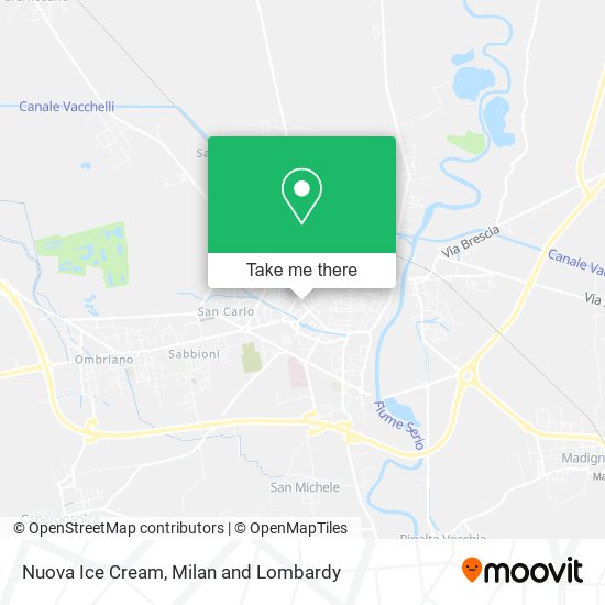 Nuova Ice Cream map