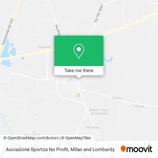 Aociazione Sportza No Profit map