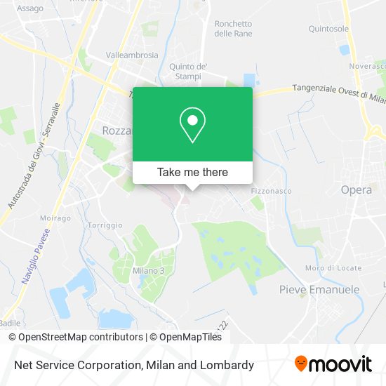 Net Service Corporation map