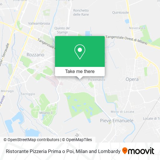Ristorante Pizzeria Prima o Poi map