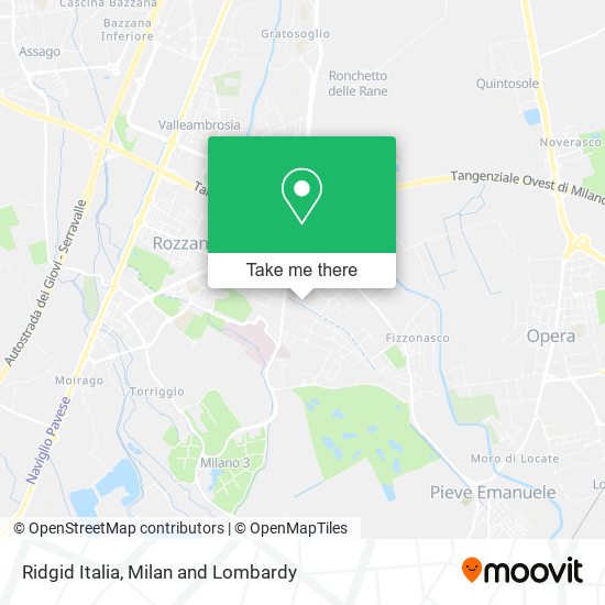 Ridgid Italia map