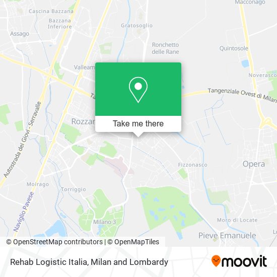 Rehab Logistic Italia map