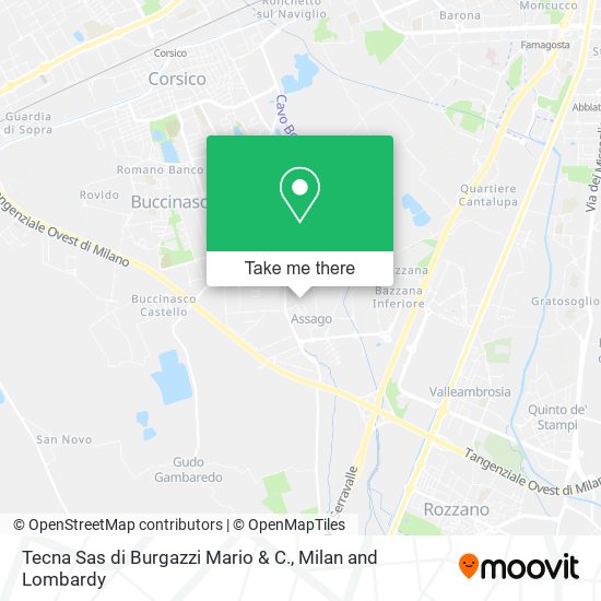 Tecna Sas di Burgazzi Mario & C. map