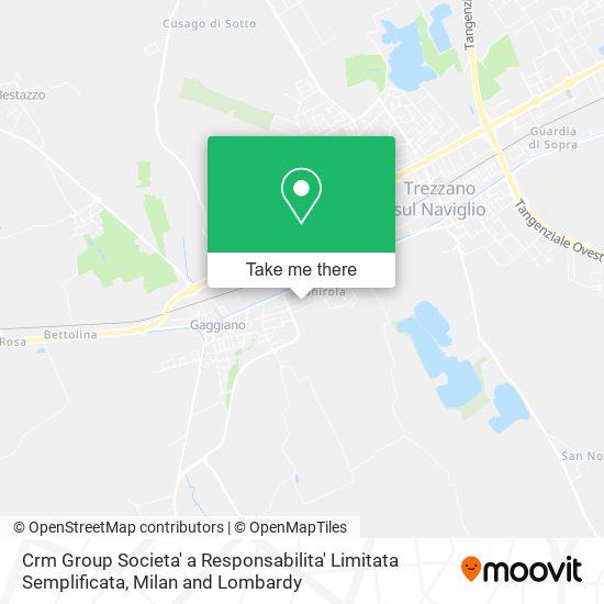 Crm Group Societa' a Responsabilita' Limitata Semplificata map