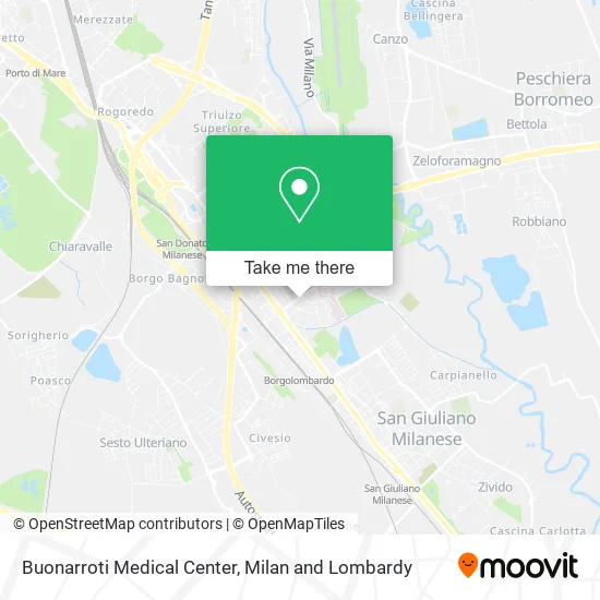Buonarroti Medical Center map