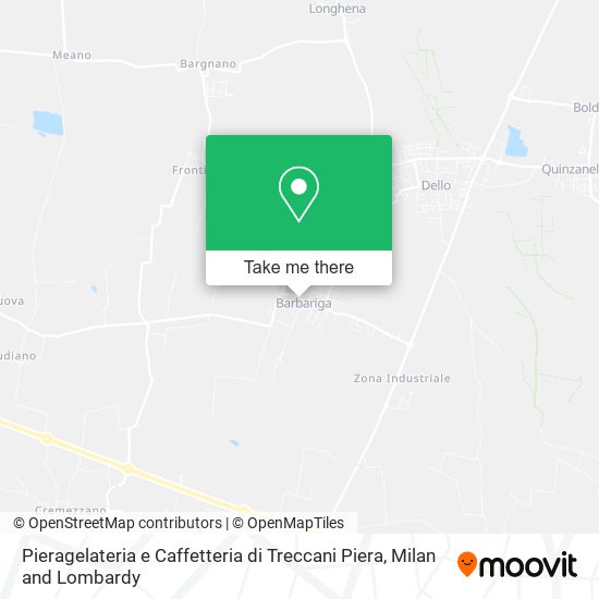 Pieragelateria e Caffetteria di Treccani Piera map