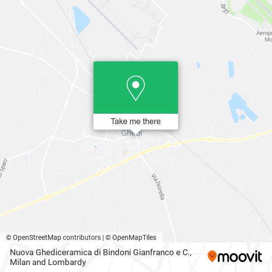 Nuova Ghediceramica di Bindoni Gianfranco e C. map