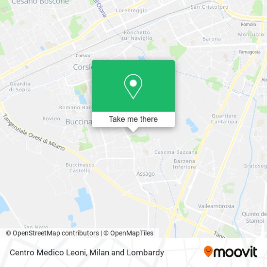 Centro Medico Leoni map