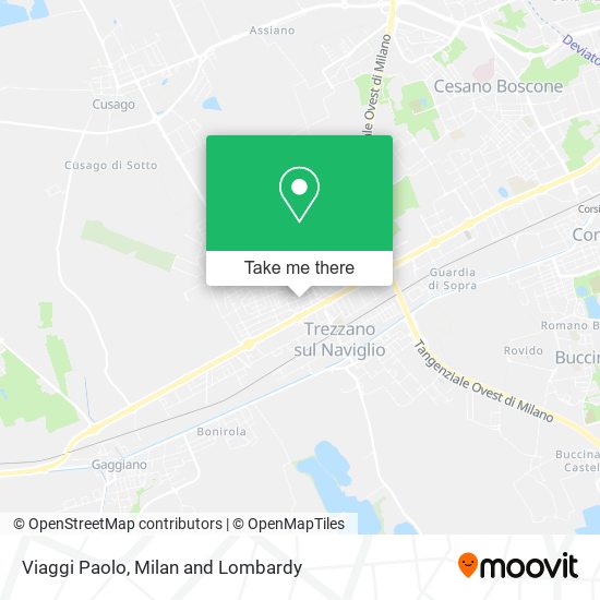 Viaggi Paolo map