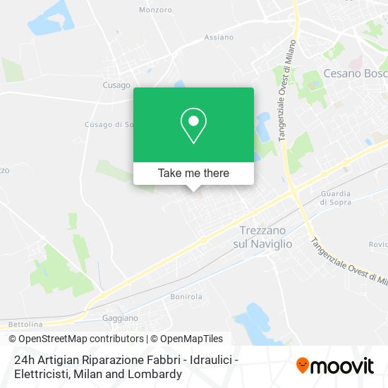 24h Artigian Riparazione Fabbri - Idraulici - Elettricisti map