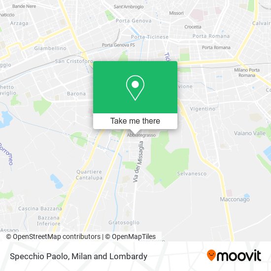 Specchio Paolo map