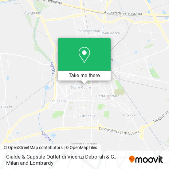 Cialde & Capsule Outlet di Vicenzi Deborah & C. map