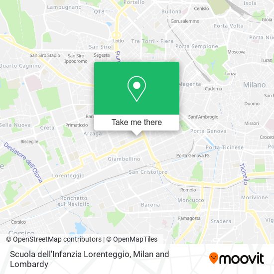 Scuola dell'Infanzia Lorenteggio map