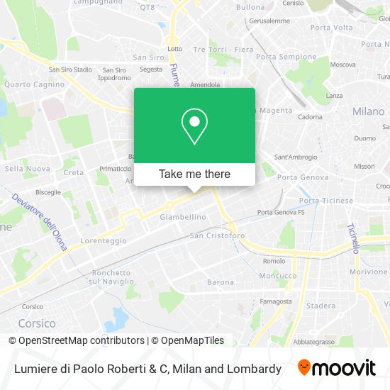 Lumiere di Paolo Roberti & C map