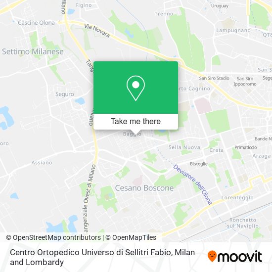 Centro Ortopedico Universo di Sellitri Fabio map