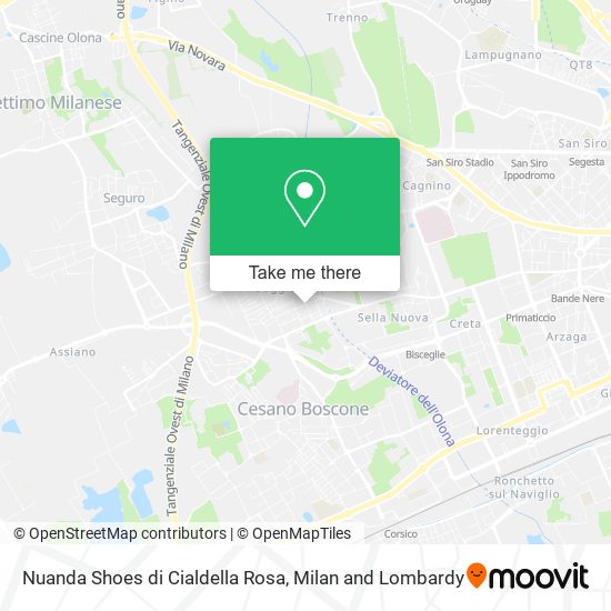 Nuanda Shoes di Cialdella Rosa map