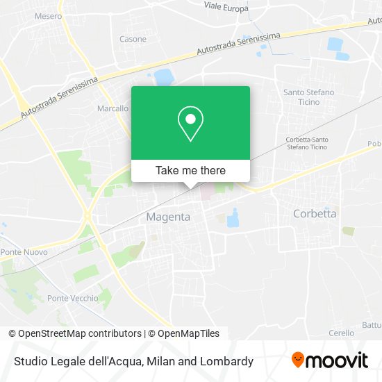 Studio Legale dell'Acqua map