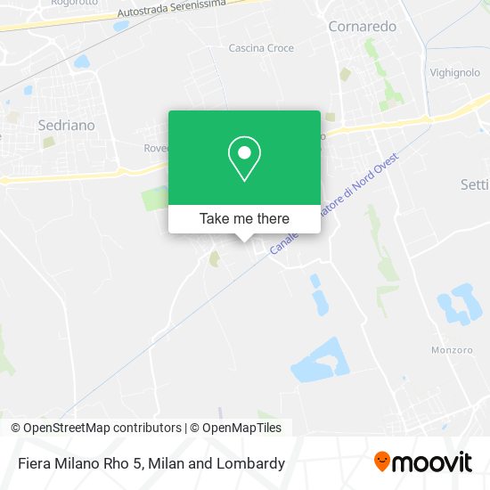 Fiera Milano Rho 5 map