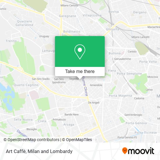 Art Caffè map