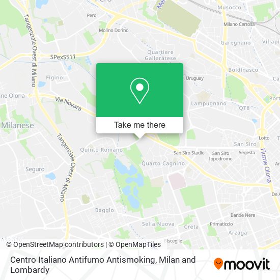 Centro Italiano Antifumo Antismoking map