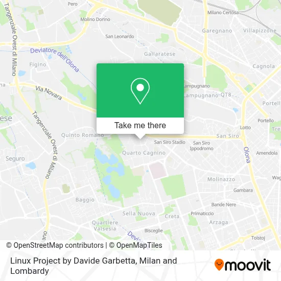 Linux Project by Davide Garbetta map