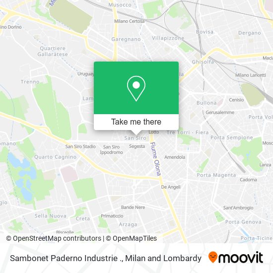 Sambonet Paderno Industrie . map