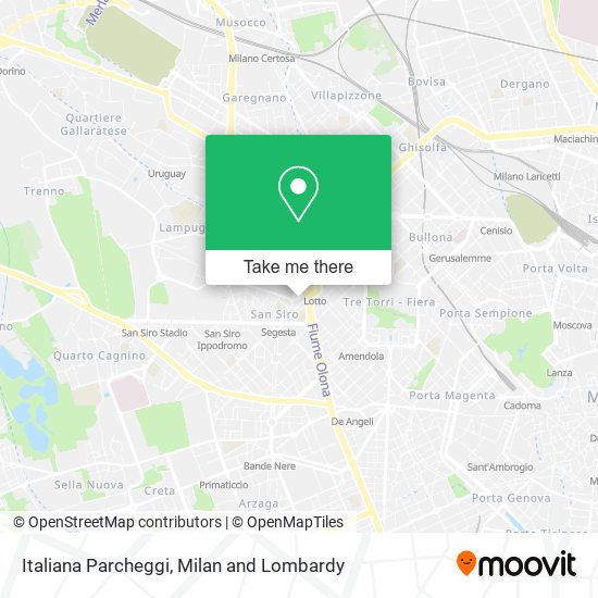 Italiana Parcheggi map
