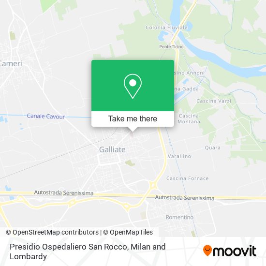 Presidio Ospedaliero San Rocco map