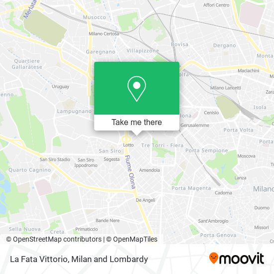 La Fata Vittorio map