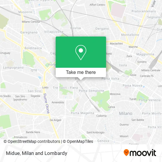 Midue map