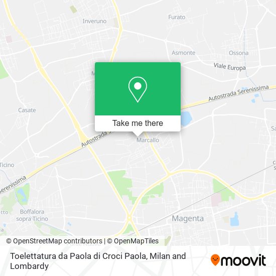 Toelettatura da Paola di Croci Paola map