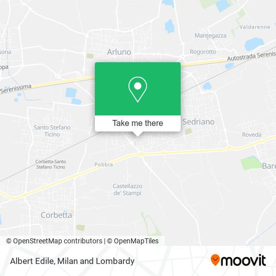 Albert Edile map
