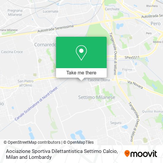 Aociazione Sportiva Dilettantistica Settimo Calcio map