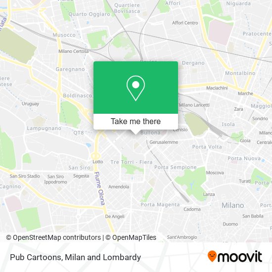 Pub Cartoons map