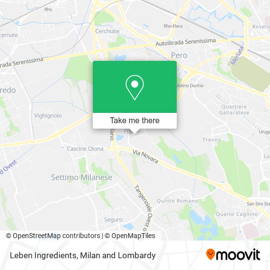 Leben Ingredients map