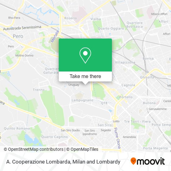 A. Cooperazione Lombarda map