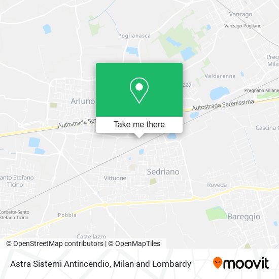 Astra Sistemi Antincendio map
