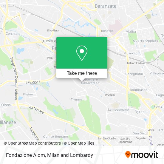 Fondazione Aiom map